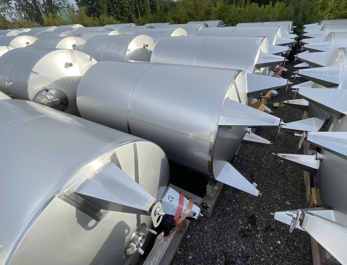 5200 liters tank i rustfritt stål 304
