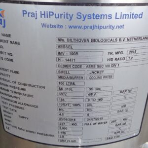 100 liters tank i syrefast 316
