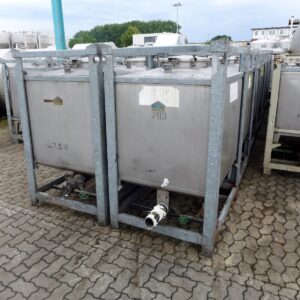1000 liters tank i 304 rustfritt stål