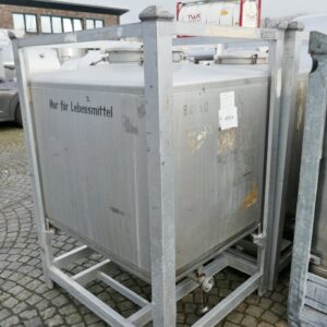 1000 liters tank i 304 rustfritt stål