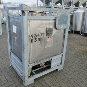 1000 liters tank i 304 rustfritt stål