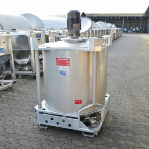 1023 liters tank i rustfritt stål 304