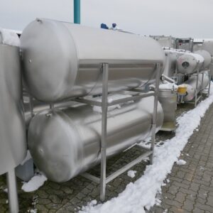 1027 liter tank i rustfritt stål 304