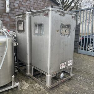 1070 liters tank i rustfritt stål 304