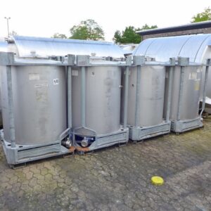 1070 liters tank i rustfritt stål 304