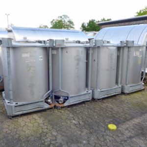 1070 liters tank i rustfritt stål 304