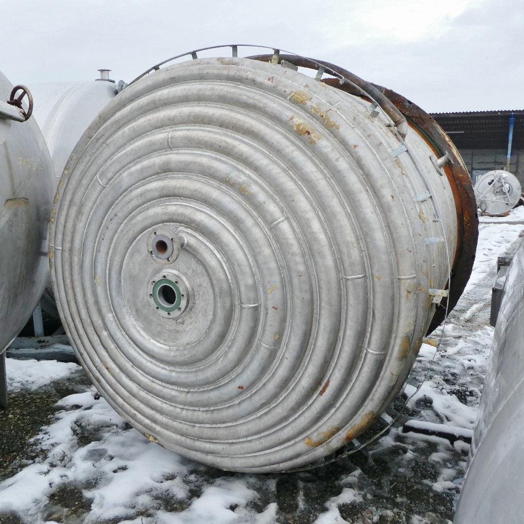 10875 liter tank i rustfritt stål 304