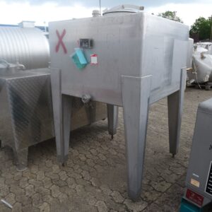 1100 liters tank i rustfritt stål 304