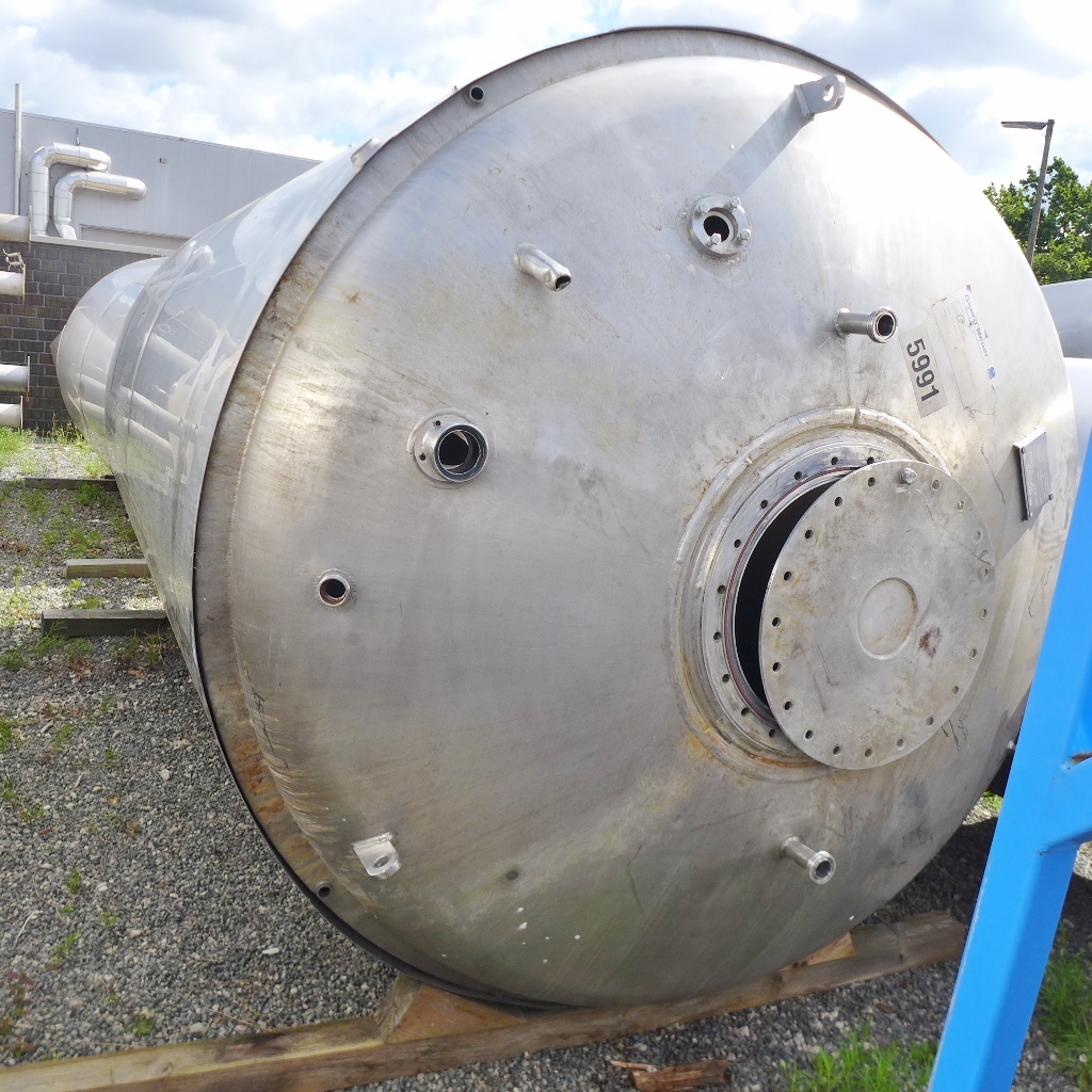 11424 liter tank i rustfritt stål 304