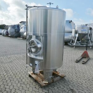 1195 liters tank i rustfritt stål 304
