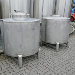 1200 liters tank i rustfritt stål 304