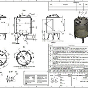 1330 liters tank i syrefast 316