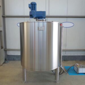 1500 liters tank i rustfritt stål 304