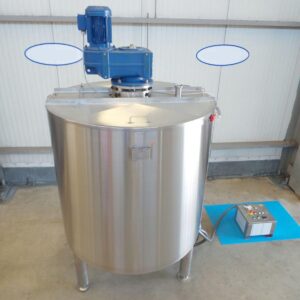 1500 liters tank i rustfritt stål 304