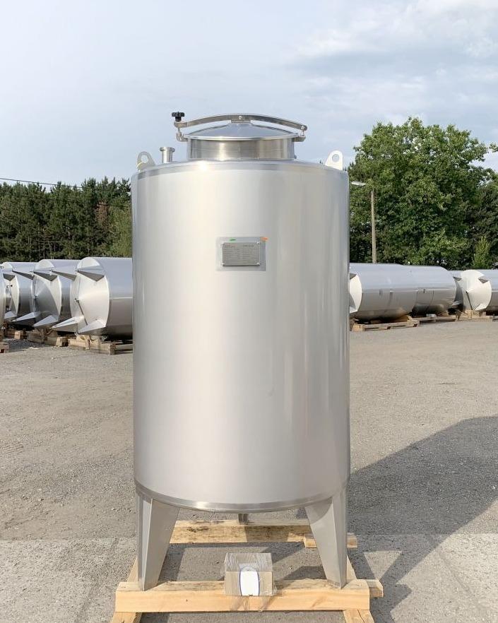 1500 liters tank i rustfritt stål 304