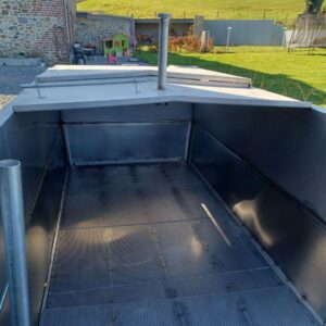 1500 liters tank i rustfritt stål 304
