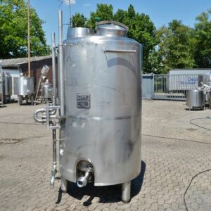 1500 liters tank i rustfritt stål 304