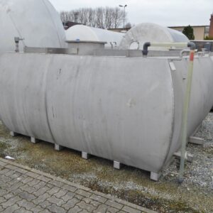 15600 liter tank i rustfritt stål 304
