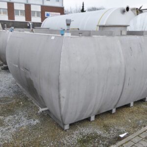 15600 liter tank i rustfritt stål 304
