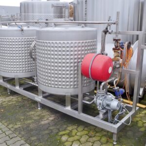 1600 liters tank i rustfritt stål 304
