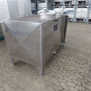 1800 liters tank i rustfritt stål 304