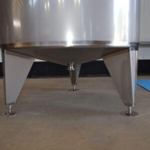 2000 liters tank i rustfritt stål 304