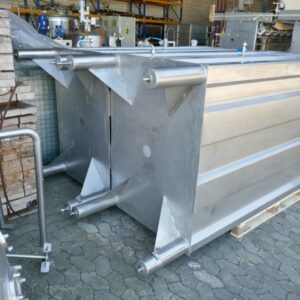 2000 liters tank i rustfritt stål 304