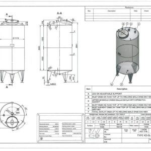 2000 liters tank i syrefast 316