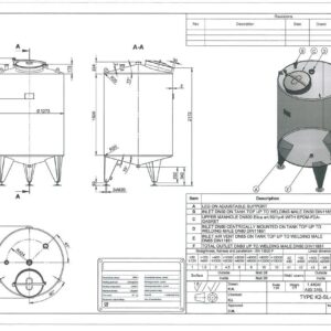 2000 liters tank i syrefast 316