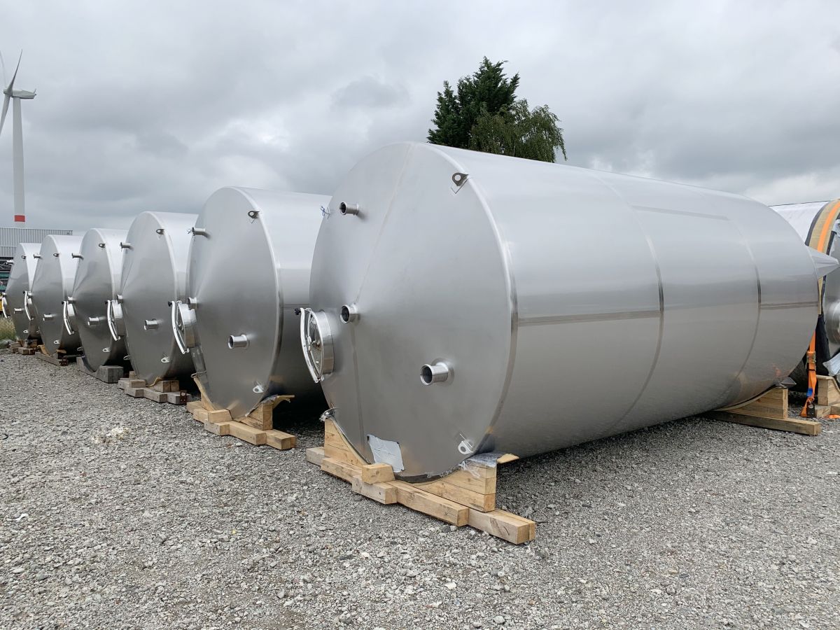 20300 liters tank i rustfritt stål 304