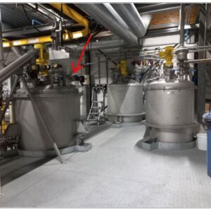 2100 liter tank i rustfritt stål 304