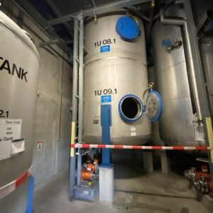 25000 liters tank i rustfritt stål 304