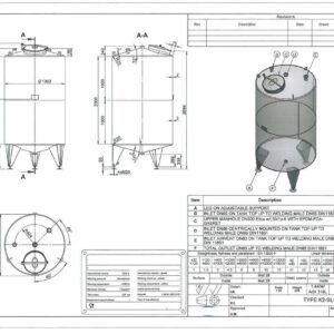 3200 liters tank i syrefast 316