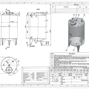 3200 liters tank i syrefast 316