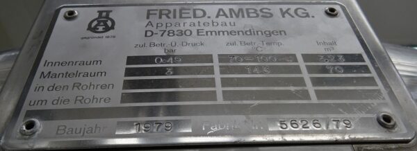 3230 liters tank i syrefast 316