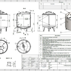 3300 liters tank i syrefast 316