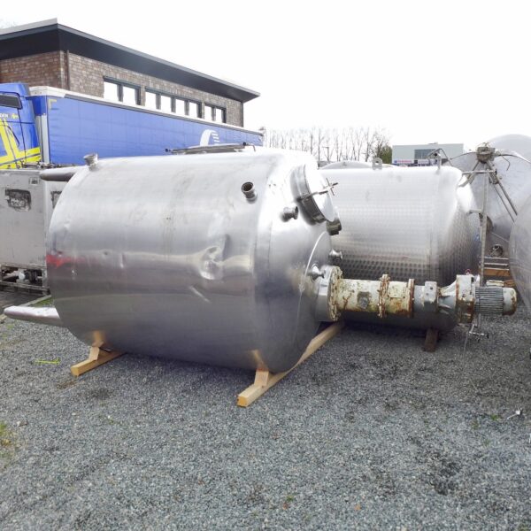 3500 liters tank i rustfritt stål 304