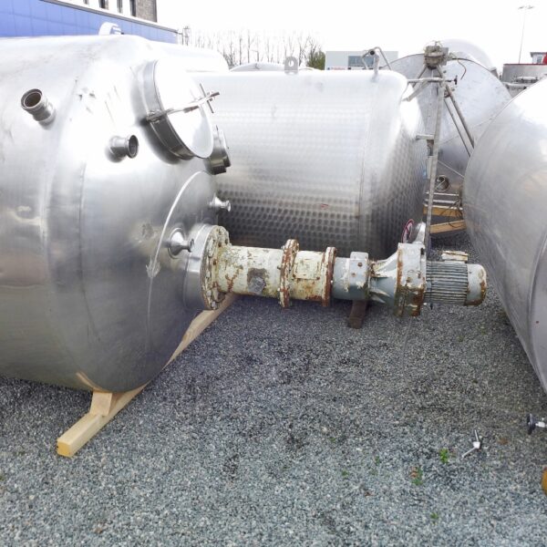 3500 liters tank i rustfritt stål 304