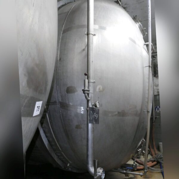 36000 liters tank i rustfritt stål 304