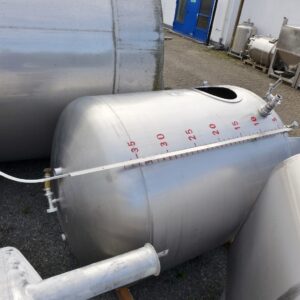 3990 liter tank i rustfritt stål 304