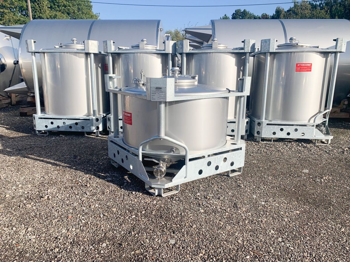 500 liters tank i rustfritt stål 304