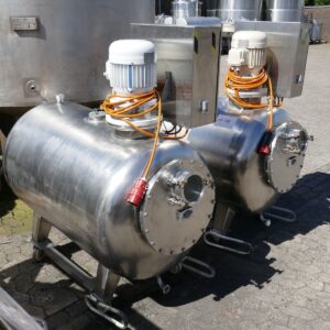500 liters tank i rustfritt stål 304