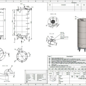 51300 liter tank i rustfritt stål 304