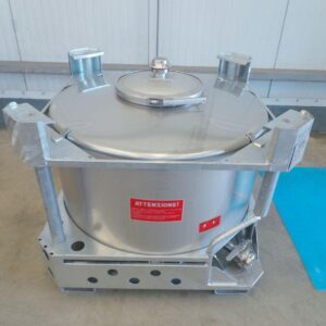 523 liters tank i rustfritt stål 304