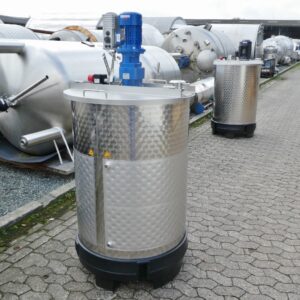 550 liter tank i rustfritt stål 304