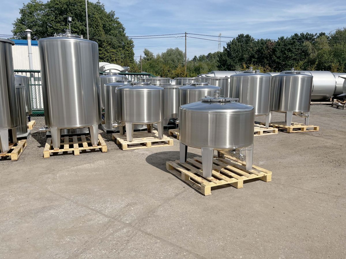 550 liter tank i rustfritt stål 304