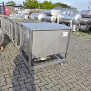 590 liter tank i rustfritt stål 304