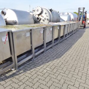 590 liter tank i rustfritt stål 304