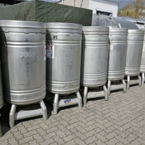600 liters tank i rustfritt stål 304