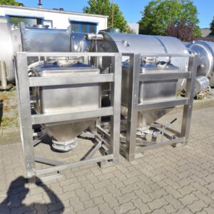625 liters tank i rustfritt stål 304